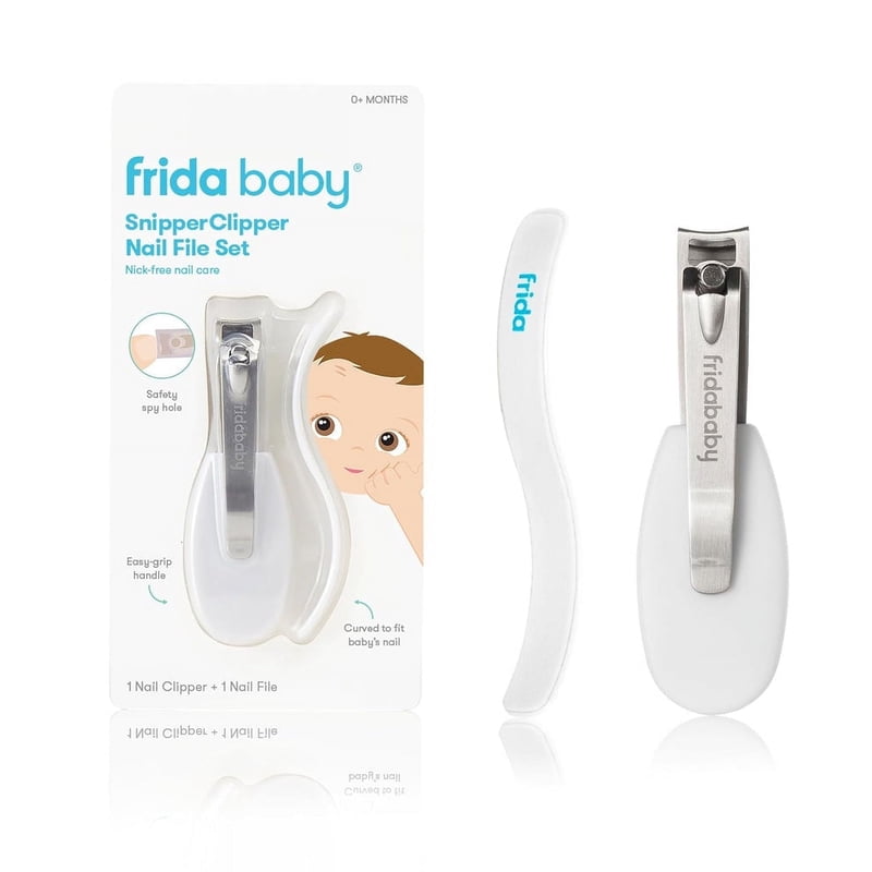 Infant Nail Clipper Set with Safety Spy Hole & S-Shaped File