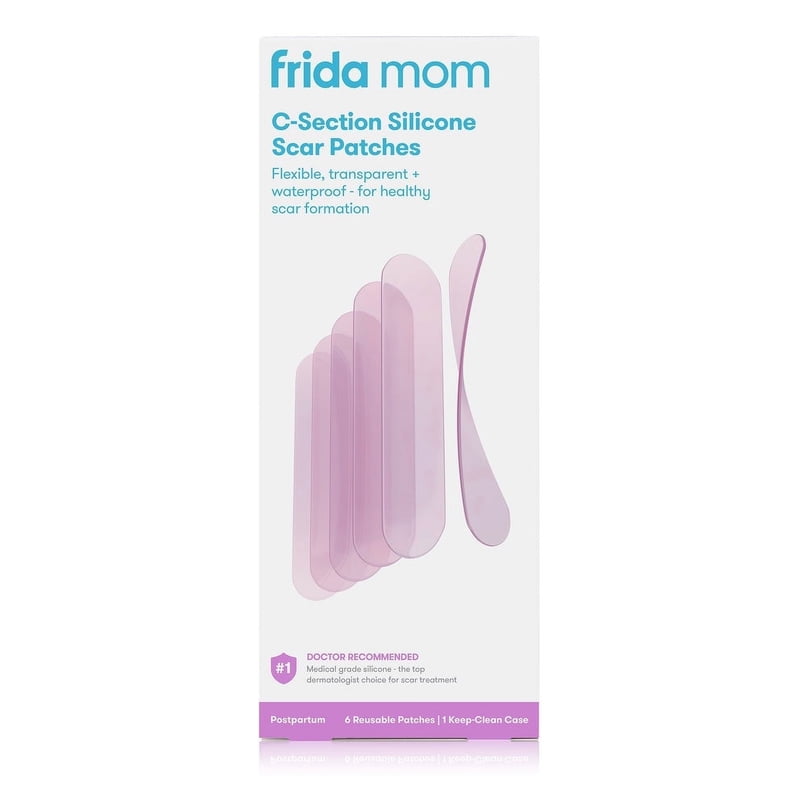 Medical Grade Silicone C-Section Scar Patches, 8-Inch Reusable Strips