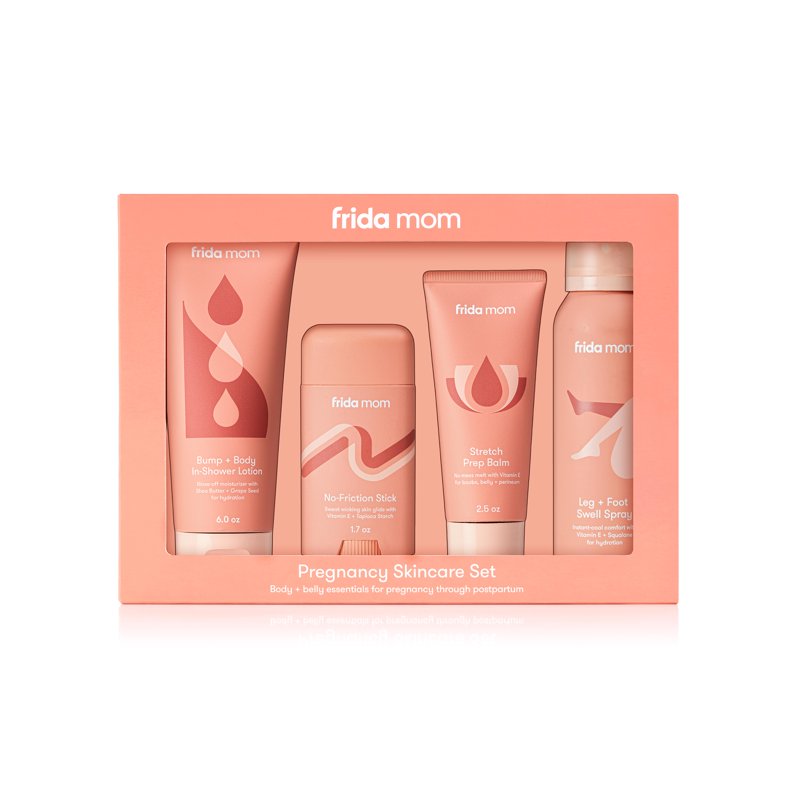 Pregnancy Skincare Relief Set - Stretch Mark Balm & Cooling Leg Spray - 4 Ct