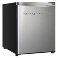 1.6 Cu Ft Retro Compact Refrigerator - Platinum Mini Fridge with Chrome Trim