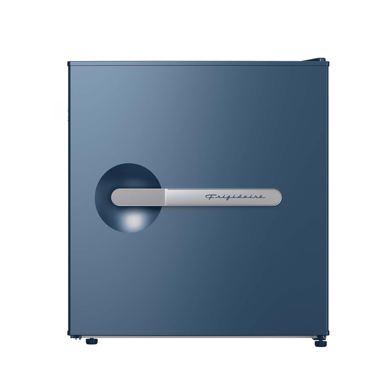 Retro Compact Refrigerator - 1.6 Cu. Ft. Mini Fridge with Chiller - Blue