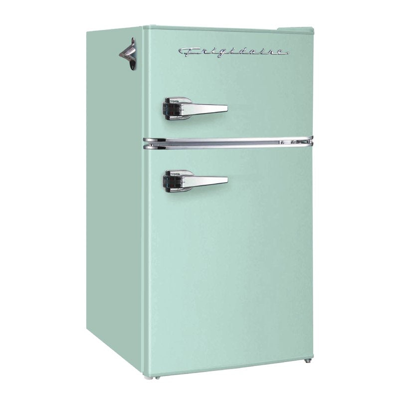 Retro Compact Refrigerator - 3.1 Cu. Ft. with Side Bottle Opener - Mint Green
