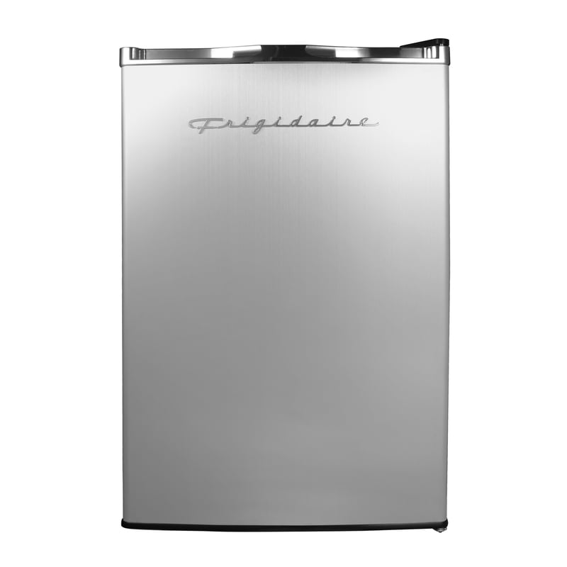 4.5 Cu. Ft. Compact Refrigerator with Freezer - Platinum Retro Mini Fridge
