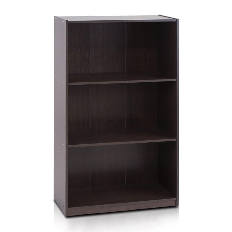 3-Tier Bookcase Storage Shelves - Stylish Engineered Wood Design