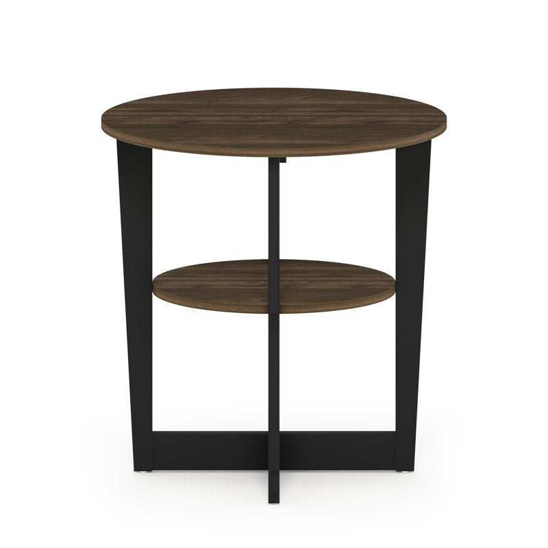 Contemporary Engineered Wood Oval End Table - Multiple Colors