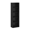5-Tier Open Shelf Bookcase - Reversible Color Options