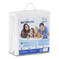Full-Size Quilted Mattress Pad - Microfiber Hypoallergenic Cover, Elastic Fit