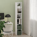 6-Tier Open Shelf Bookcase - Slim Design for Home & Office