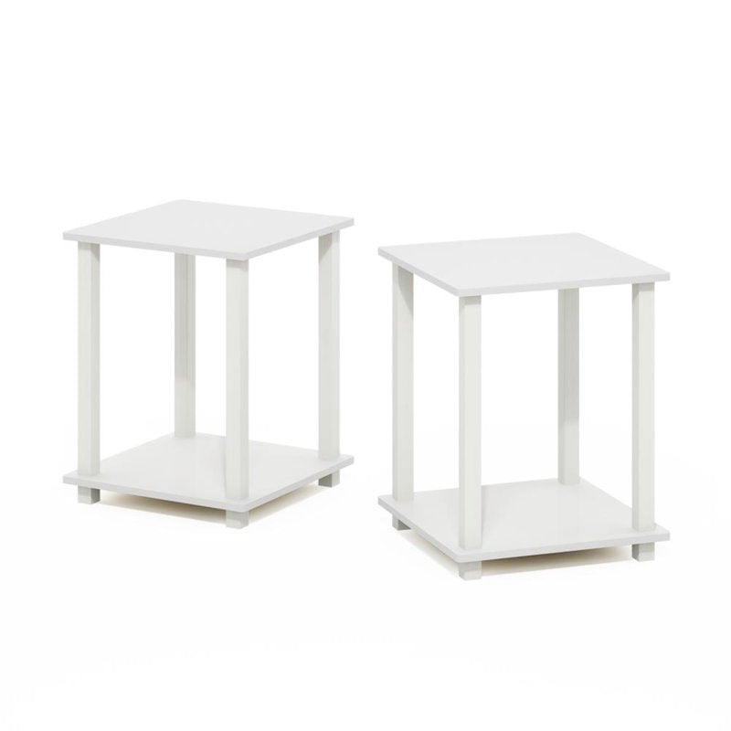 Modern Simplistic End Table Set of 2 - Compact & Durable