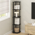 5-Tier Corner Bookshelf - Compact Storage for Home & Office