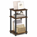 3-Tier Side Table - Compact End Table for Living Room & Bedroom