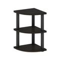 Corner Countertop Organizer Shelf - Furinno TURN-N-TUBE 3-Tier Espresso