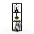 4-Tier Corner Display Rack - Multipurpose Shelving Unit