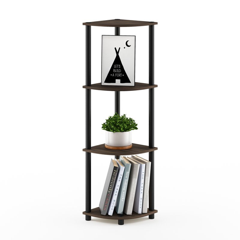 4-Tier Corner Display Rack - Multipurpose Shelving Unit