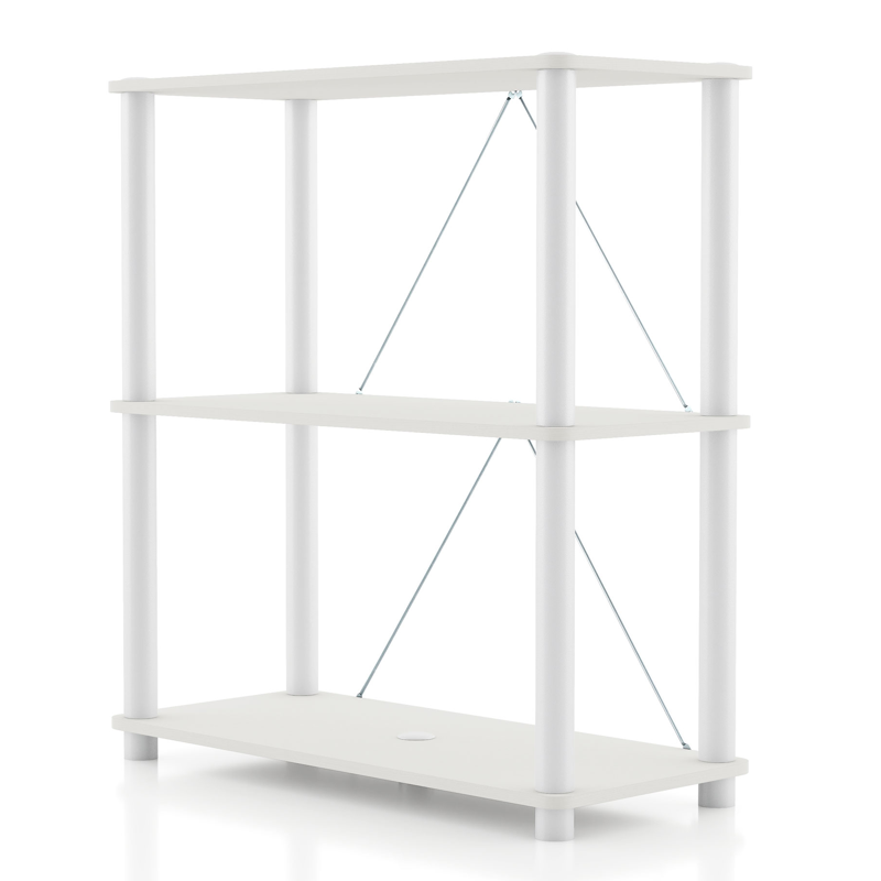 3-Tier Open Display Shelf Bookcase - Versatile Storage Solution