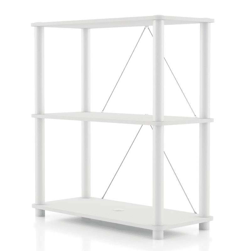 3-Tier Open Display Shelf Bookcase - Versatile Storage Solution