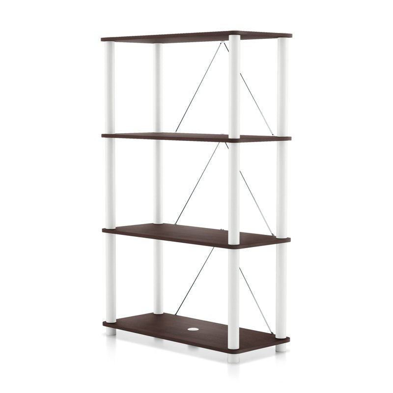 Open Display Shelf Bookcase - 4-Tier Storage Solution
