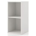 Stackable 2-Cube Wood Bookcase - Multiple Colors Available