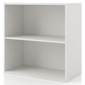 Stackable 2-Tier Wood Bookcase - Multiple Colors Available