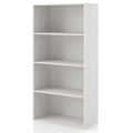 Stackable 4-Tier Wood Bookcase - Multiple Colors Available