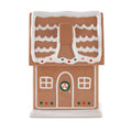 Gingerbread House Cookie Jar - Ceramic Kitchen Storage, 9.4 inch