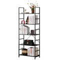 5-Tier Vertical Bookshelf - Modern Bookcase for Home & Office
