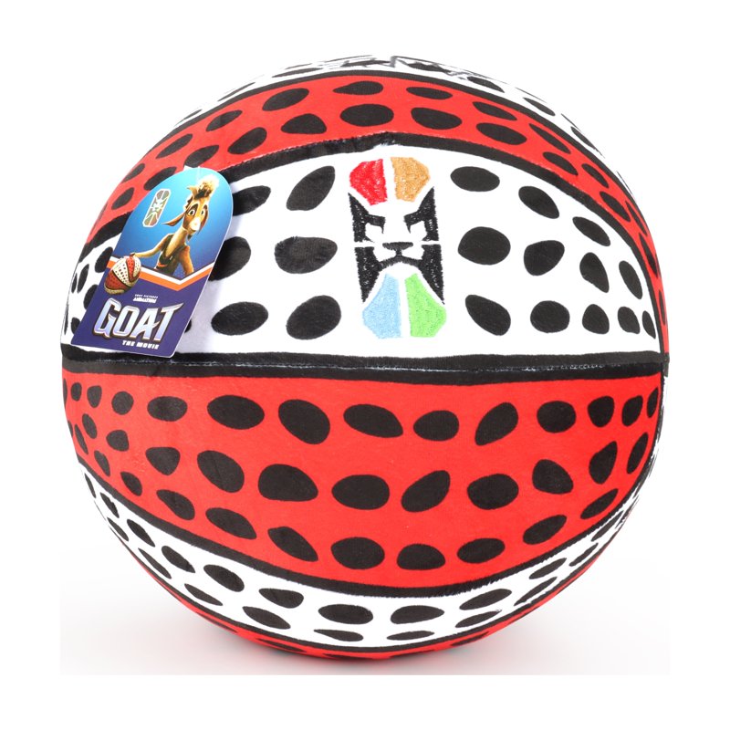 Kids Plush Basketball Pillow Buddy - Red 12x12 Inch GOAT Movie Decor