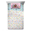 Gabby's Dollhouse Twin Sheet Set - Pawtastic Teal Blue White 3 Piece