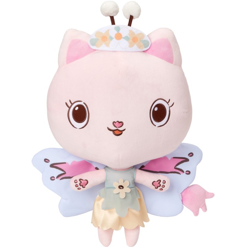 Kids Plush Fairy Pillow Buddy - Gabby's Dollhouse Kitty Fairy 13 Inch