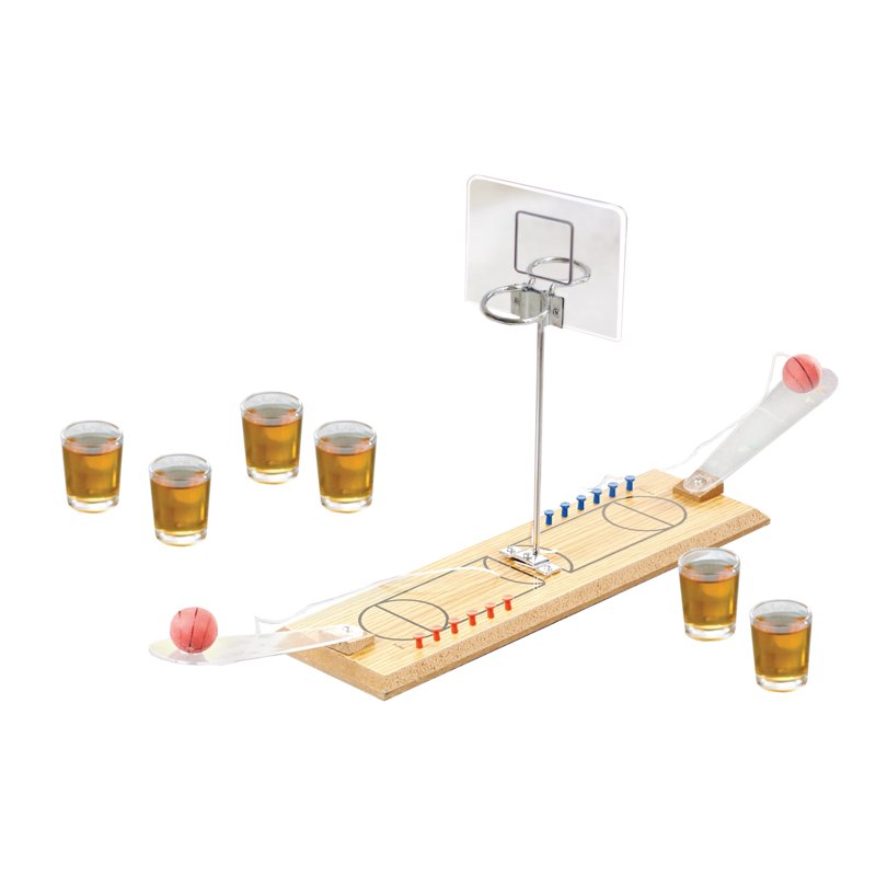 Basketball Competition Drinking Game - Double Hoop Set