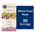 Organic Women's Multivitamin Supplement with Biotin - 30 Count