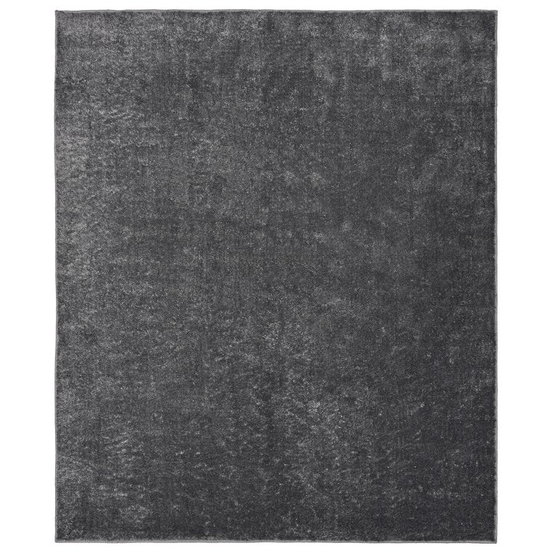 Washable Bathroom Rug 6' x 9' Cinder Gray Polypropylene Carpet - Garland