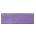 Purple Washable Nylon Bathroom Rug 22x60 Inch Non-Slip Shower Mat