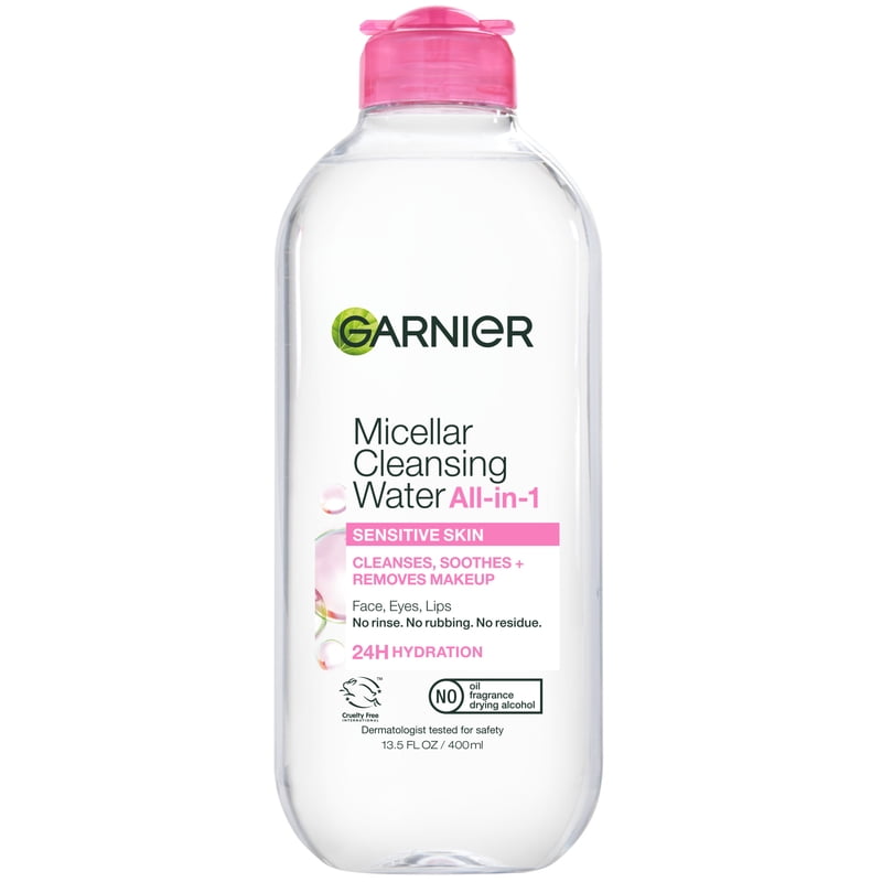 All-in-1 Micellar Cleansing Water and Makeup Remover, Gentle Face Cleanser