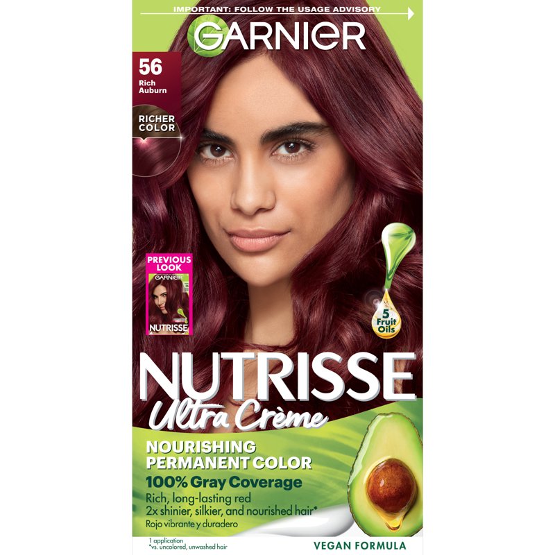 Permanent Hair Color Crème, 56 Medium Reddish Brown (Sangria) - Nourishing Formula