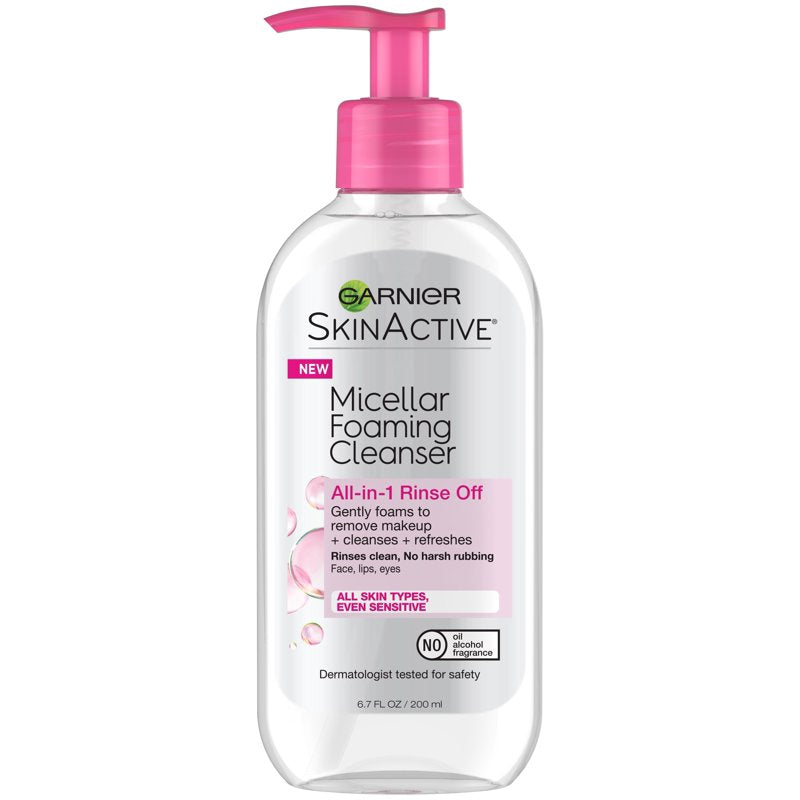 Micellar Foaming Cleanser - All-in-One Gel Face Wash, 6.7 fl oz