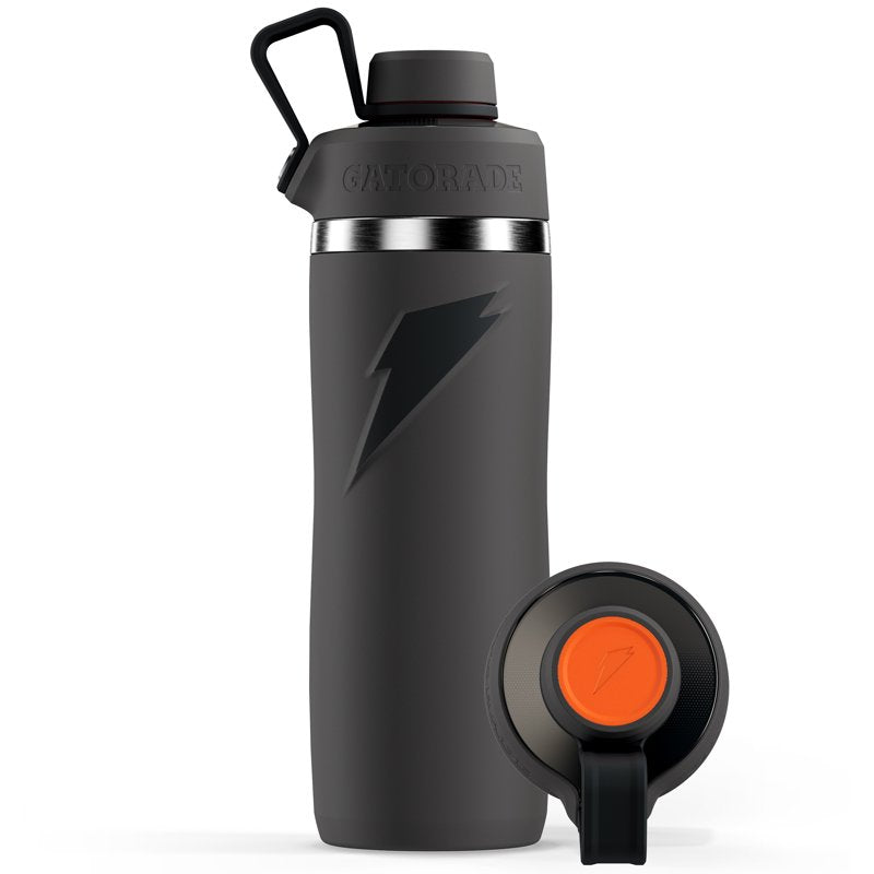 22oz Stainless Steel Water Bottle - Gatorade 'Overtime' Graphite