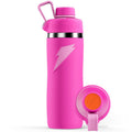 22 oz Stainless Steel Water Bottle with Twist Cap - Pink