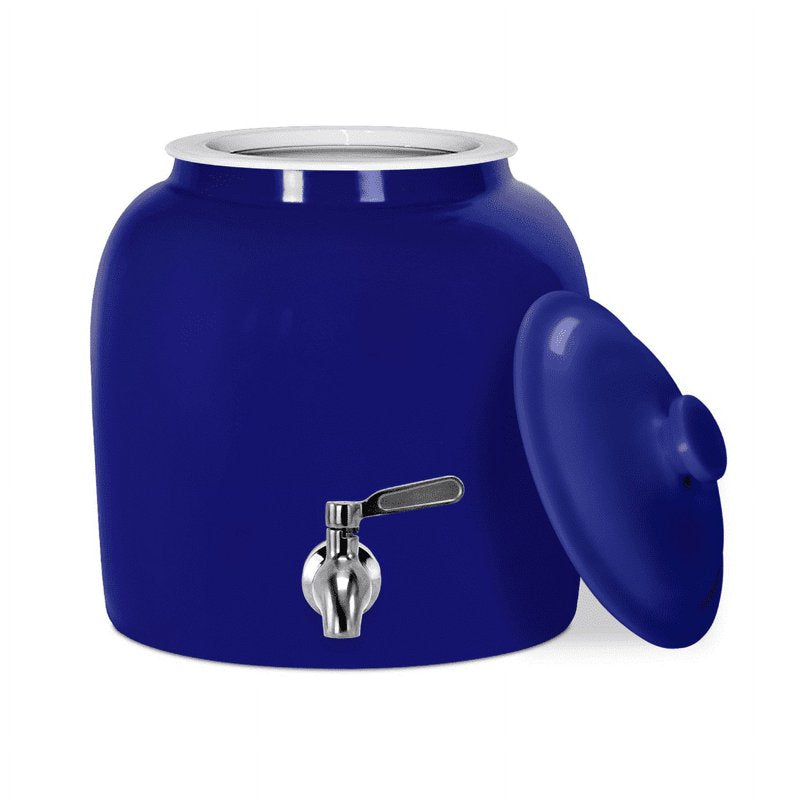Ceramic Water Dispenser Crock with Stainless Steel Faucet - 5 Gallon