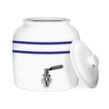 Porcelain Water Dispenser Crock with Stainless Steel Faucet - 3-5 Gallon