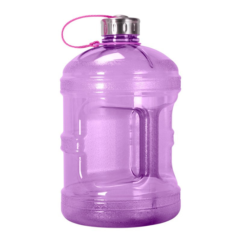 1 Gallon Purple Stainless Steel Water Bottle with Wide Mouth