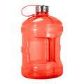 1 Gallon Red Stainless Steel Water Bottle with Wide Mouth Lid