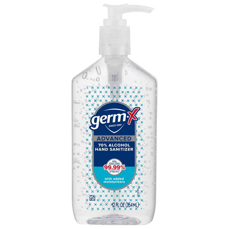Advanced Hand Sanitizer Gel with Pump - Moisturizing & Alcohol