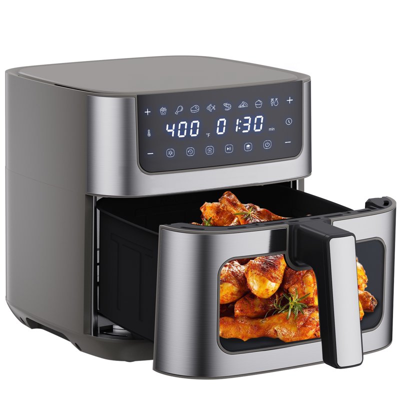 Multi-Function Air Fryer with Ceramic Coating and Precise Temperature Control