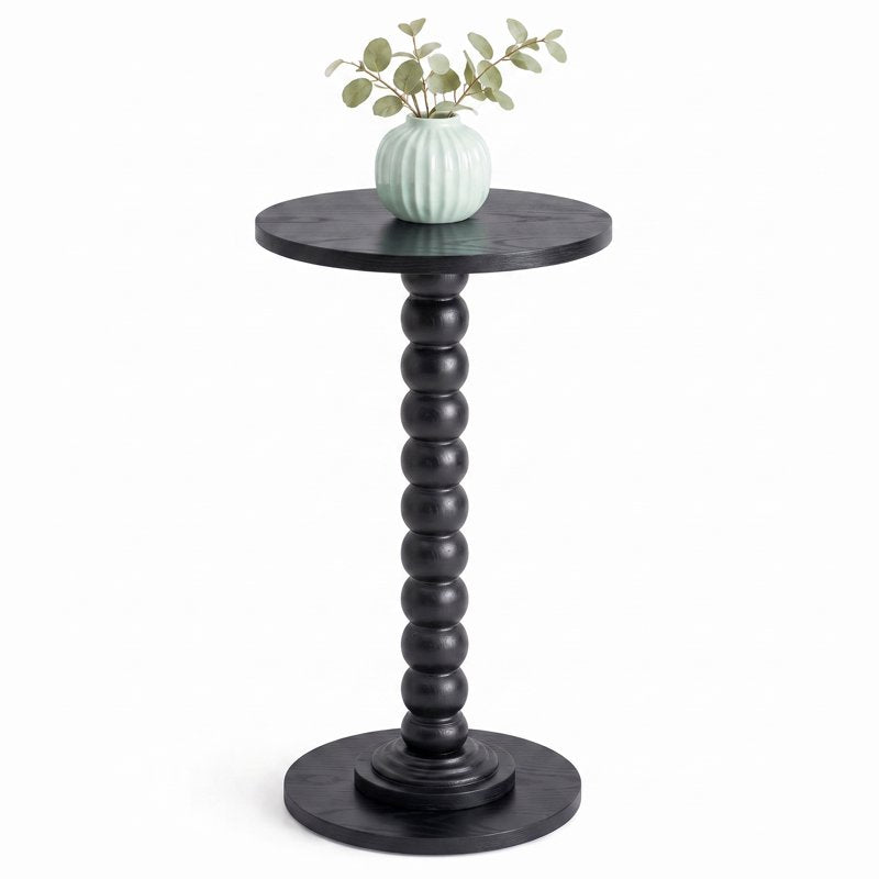 Elegant Round Accent Side Table - Versatile Plant Stand