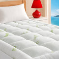 Cooling Mattress Pad Cover Queen - Avocado Green, Ultra Soft, Pain Relief