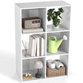 6-Cube Storage Organizer with Open Shelves - Customizable, White