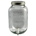 1 Gallon Mason Jar Beverage Dispenser - Clear Glass