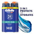 Fragrance-Free Shaving Gel for Men - Twin Pack, 14 oz