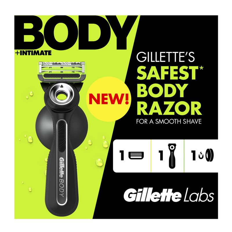 Body & Intimate Razor for Men with Triple Defense System